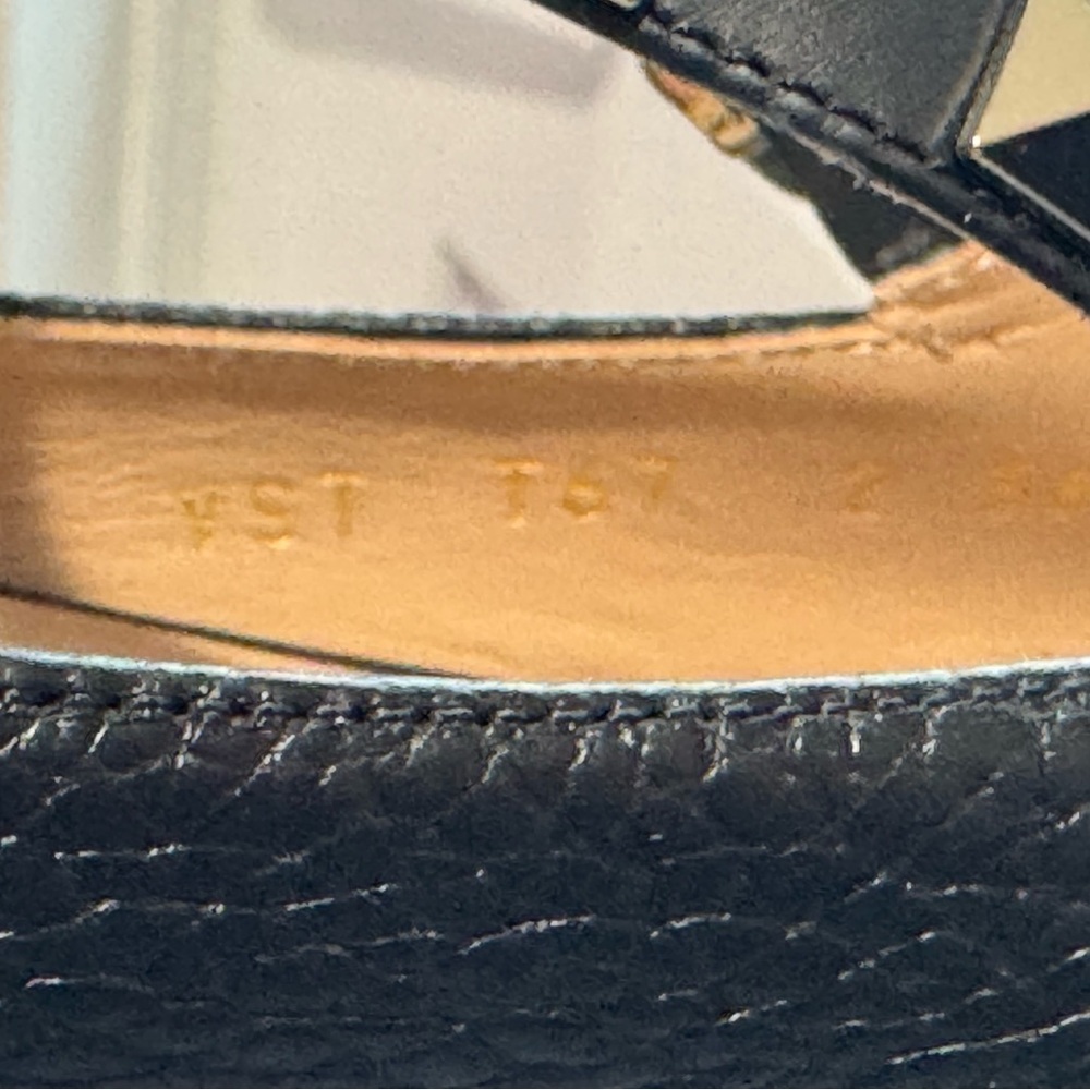 Black Studded Women's Flats - Picture 9 of 9